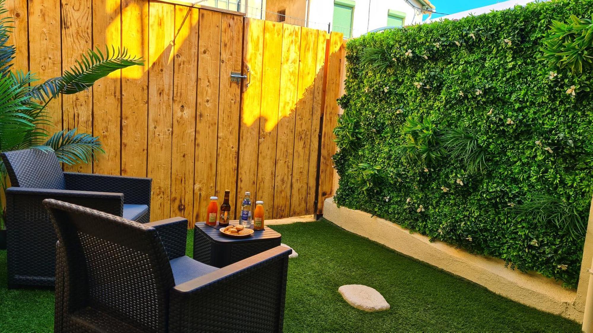 T2 Chambre Miroir Jardin Et Parking Prive Марсилия Екстериор снимка
